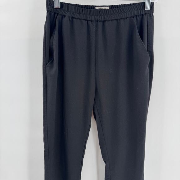 Marine Layer Re-Spun Allison Pants Sz XS Black Tulip Hem Pull On Lightweight - Picture 4 of 8